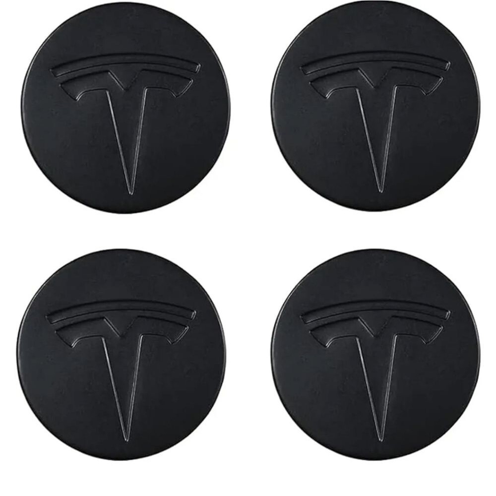 Wheel Cover Center Emblem Sticker for Tesla